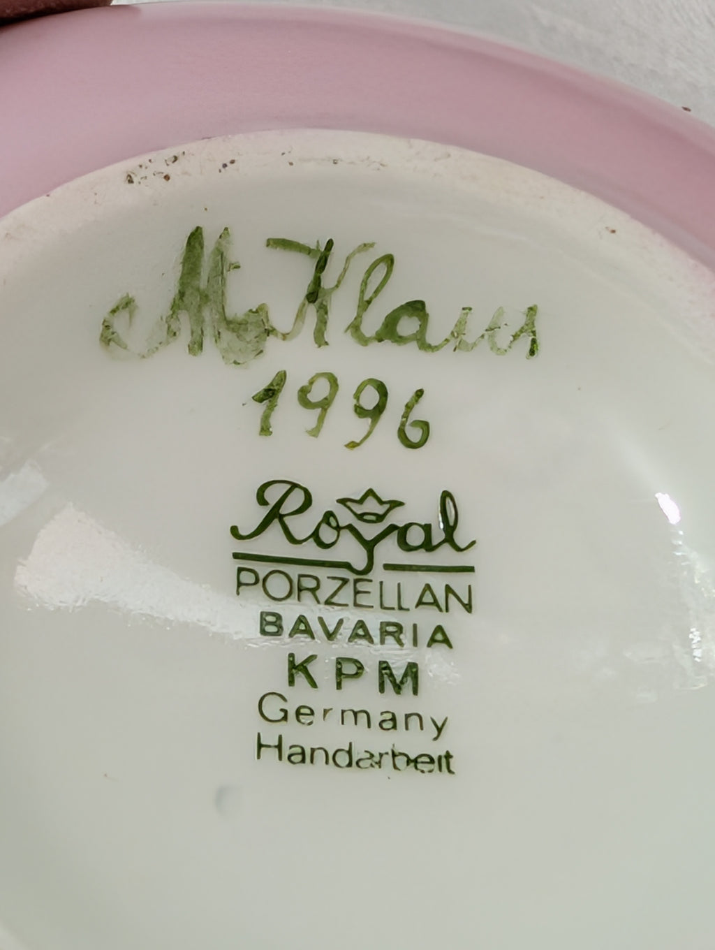 Boîte en porcelaine Bavaria KPM – Peinte à la main, excellent état, pièce de collection
