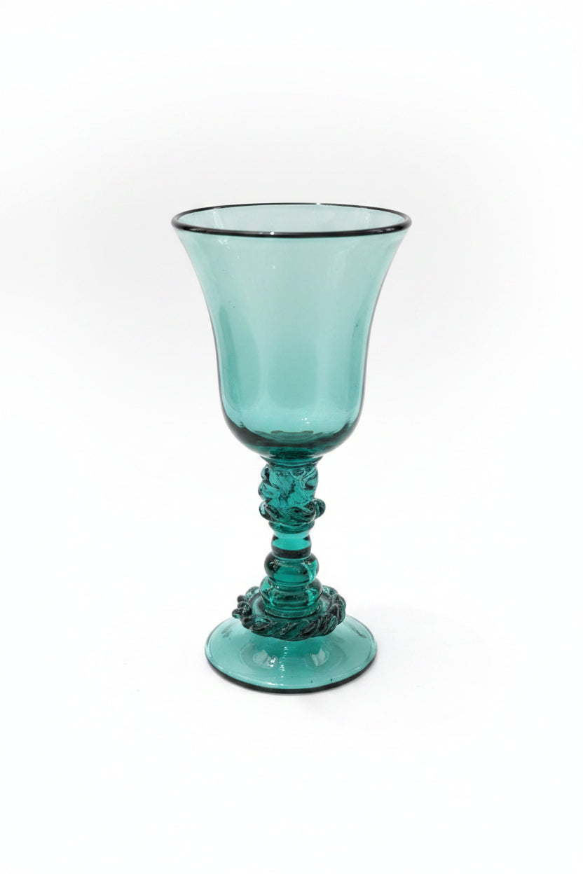 Calice en verre foncé 21 cm – Figurine décorative en verre