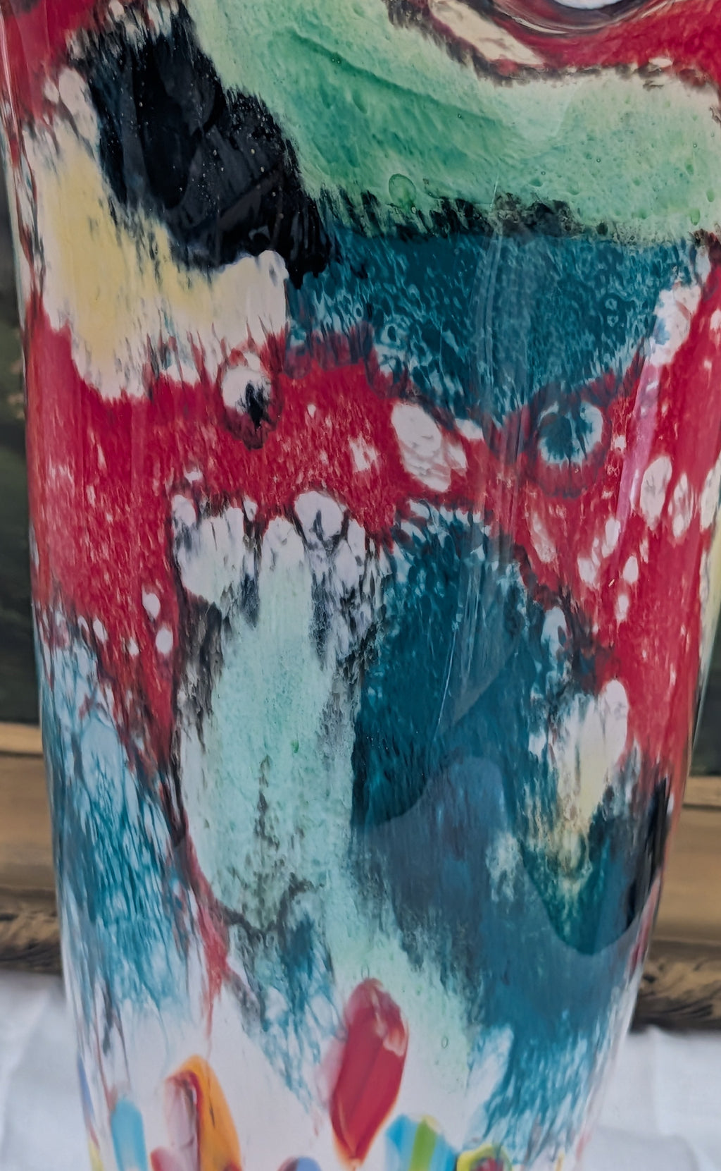 Véritable vase en verre de Murano – Années 1960/70, Pièce de collection rare