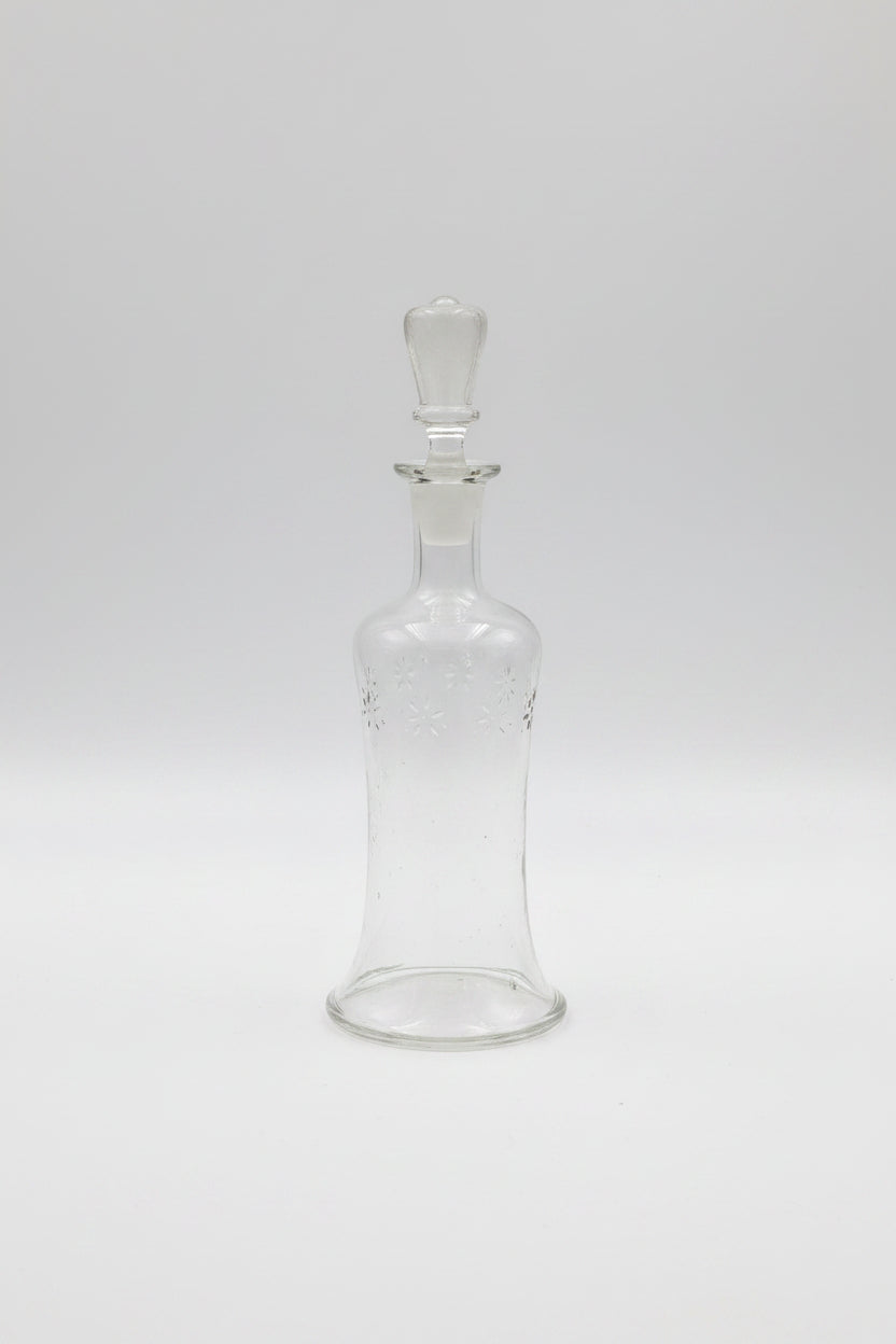 Glasflasche mit Stöpsel – Vintage Wein- oder Wasserflasche