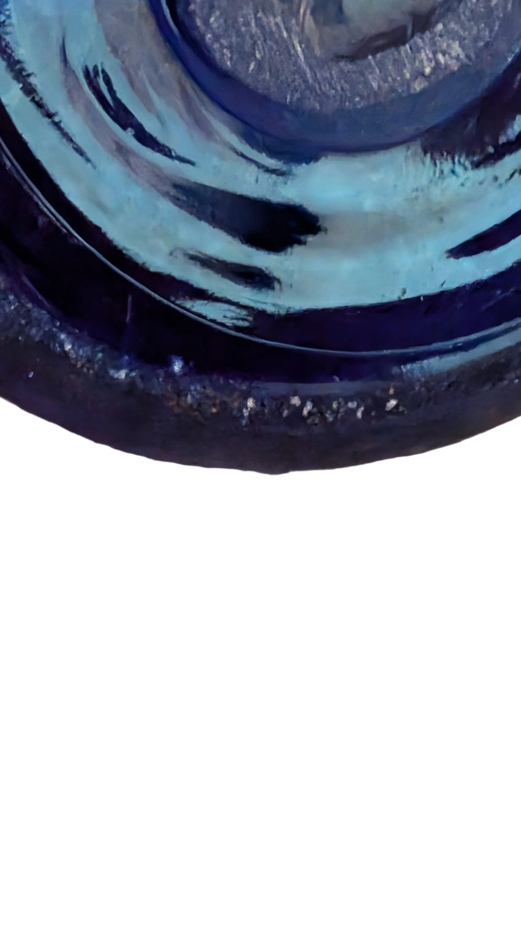 Grosse mehrfarbige Loetz-Vase aus Österreich – 60 cm