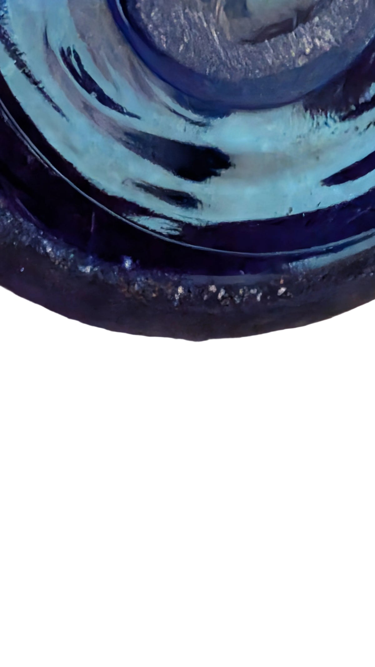 Grosse mehrfarbige Loetz-Vase aus Österreich – 60 cm