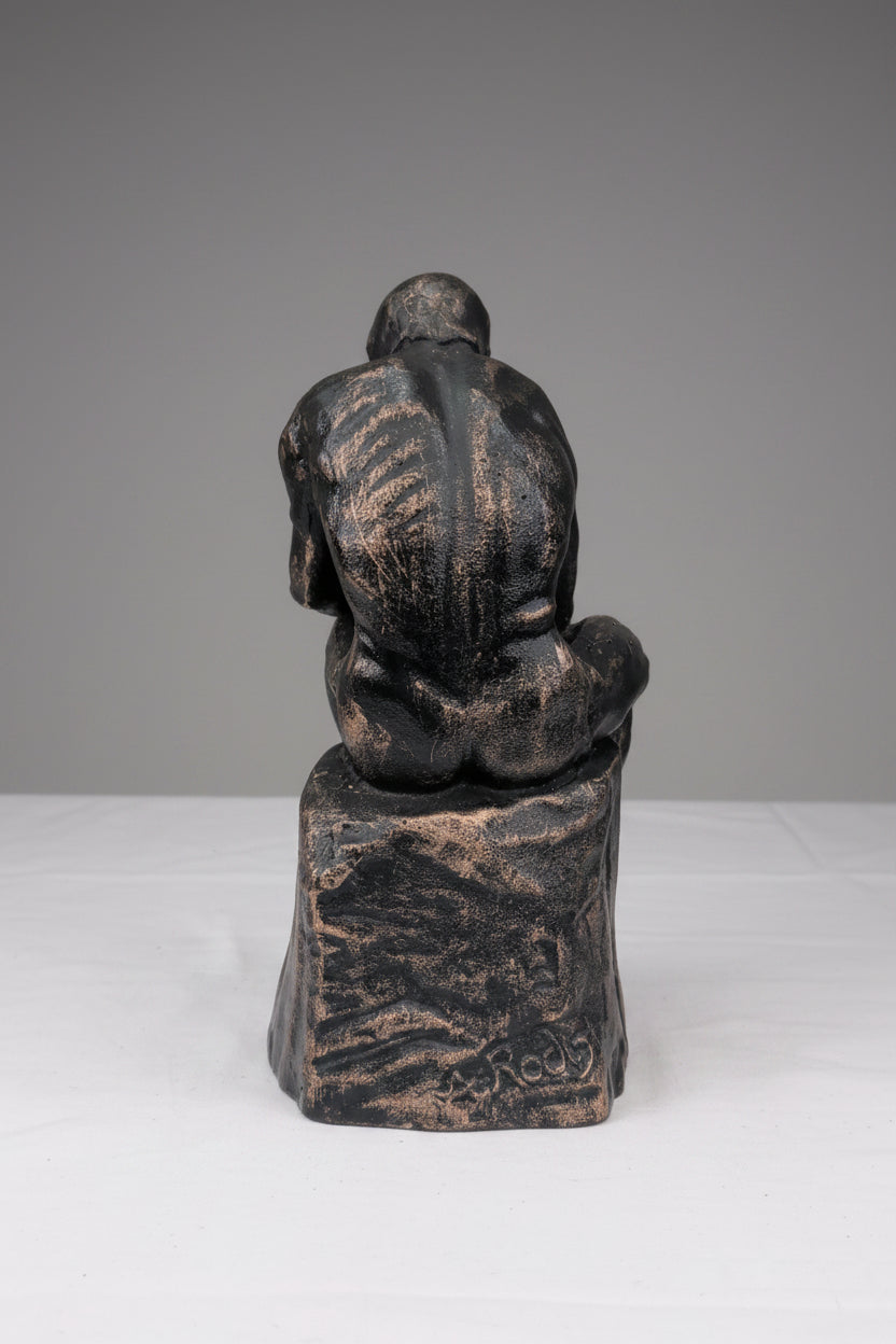 Der Denker Gusseisen Figur 27 cm – Innen & Aussen